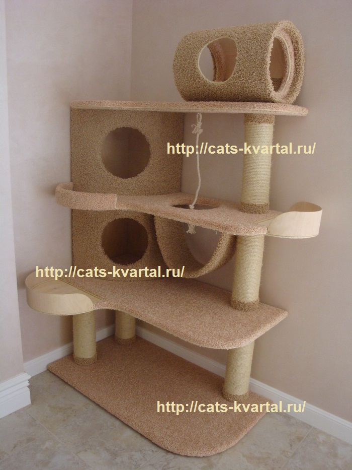 Комплекс для кошек "Famili House"-от 26000 руб