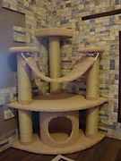 Комплекс для кошек угловой "Трио"-от 11000 руб.